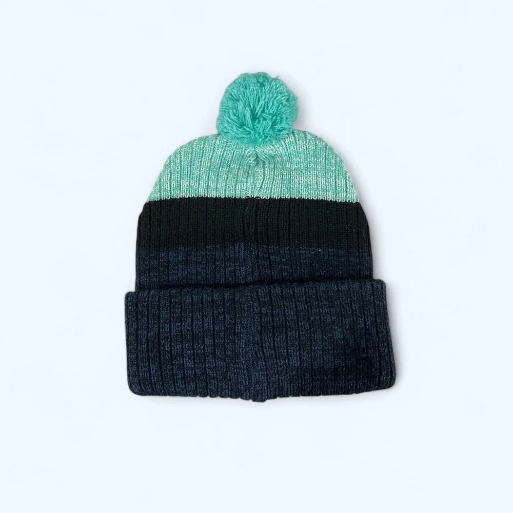 Seattle Kraken Hockey NHL Fan Favorite Knit Beanie Cap Hat with Pom OSFA